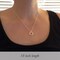 40th birthday gifts for women 4 decades necklace sterling silver interlocking rings necklace birthday gift ideas product 5